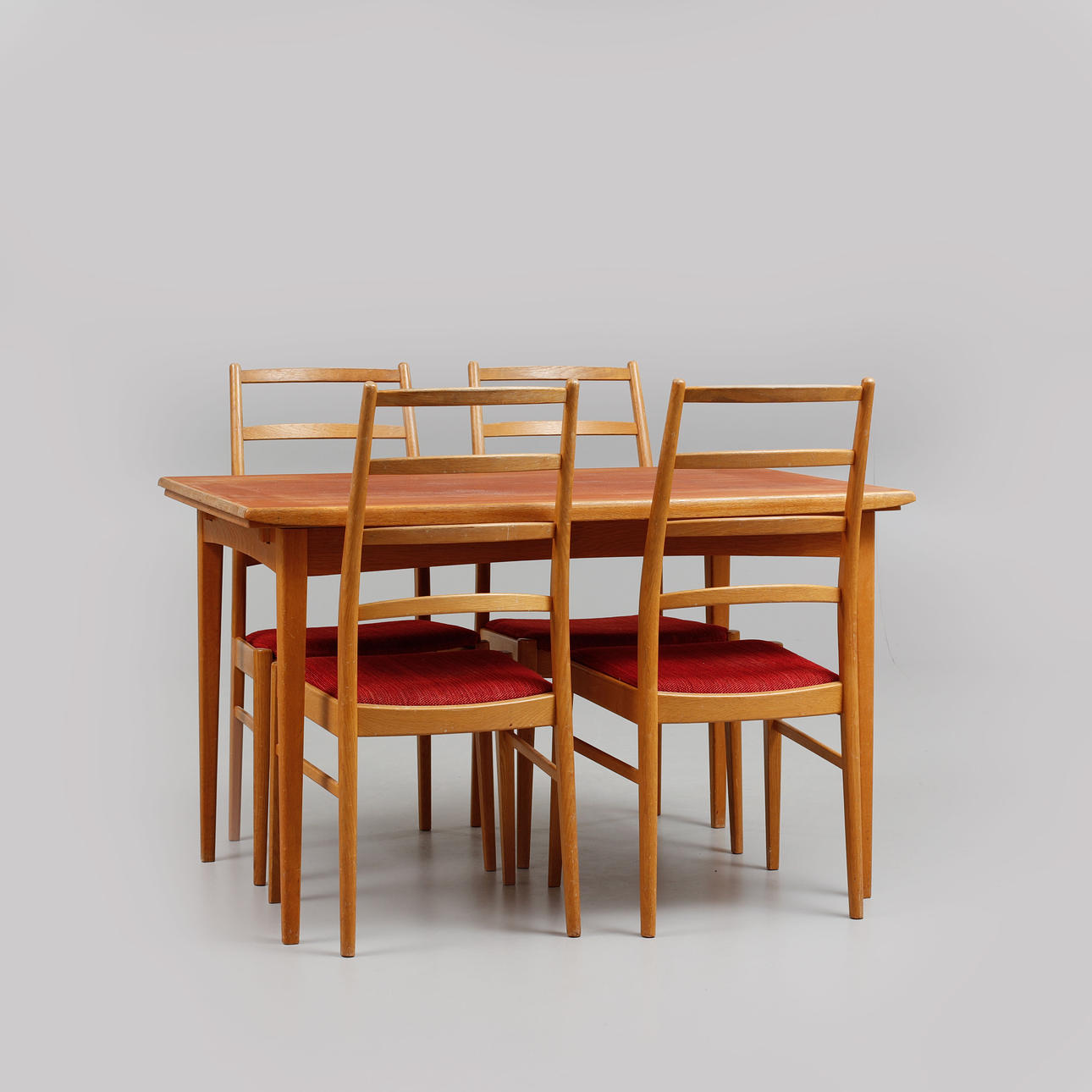 A five-piece dining group, 1960's.