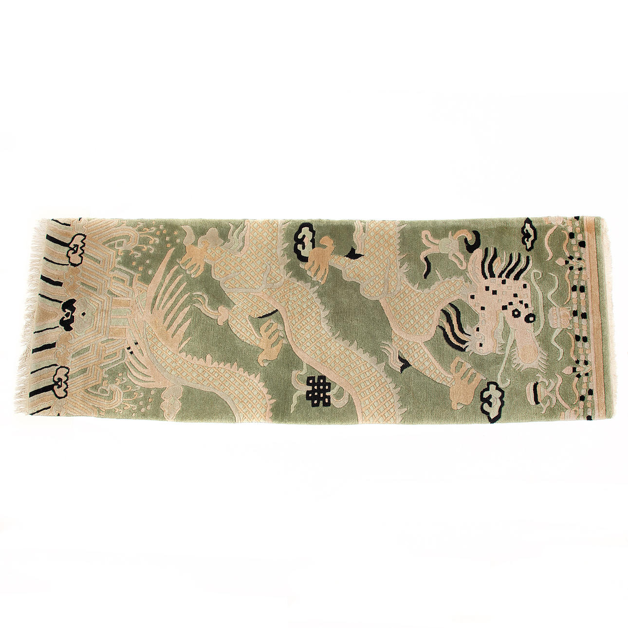 CARPET. Baotou, figural, semiantk.