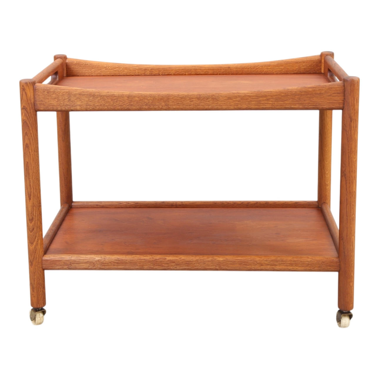 HANS J WEGNER. Andreas Tuck. Oak and teak serving trolley, 1950s ...