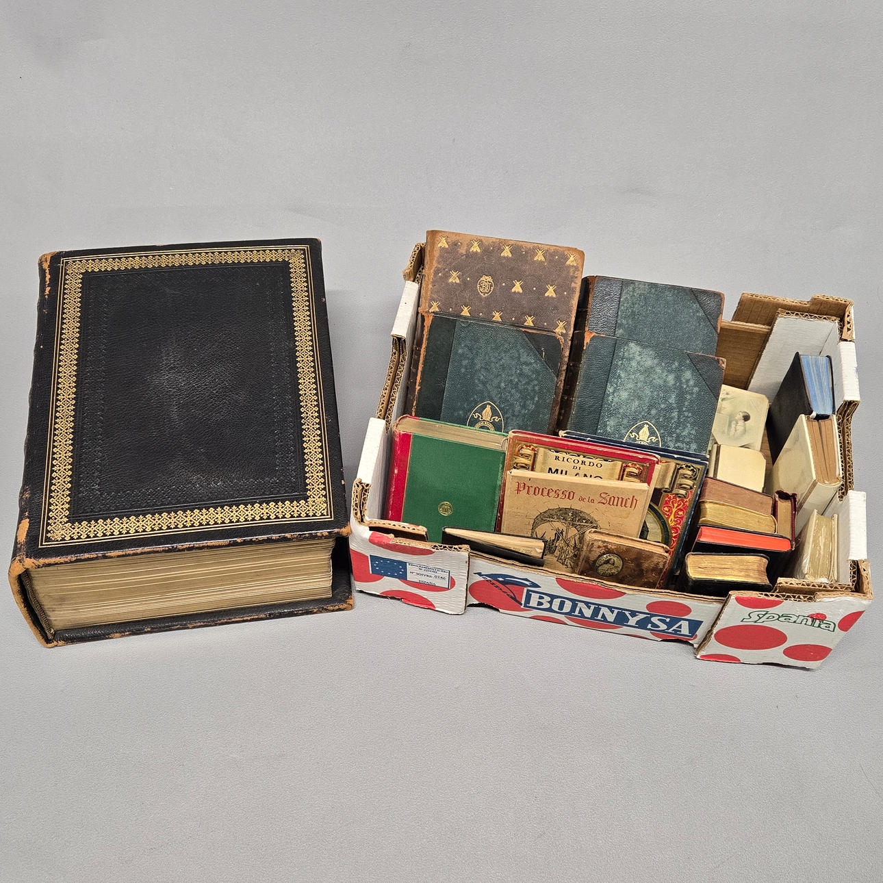 GILT LINED BIBLES ETC.