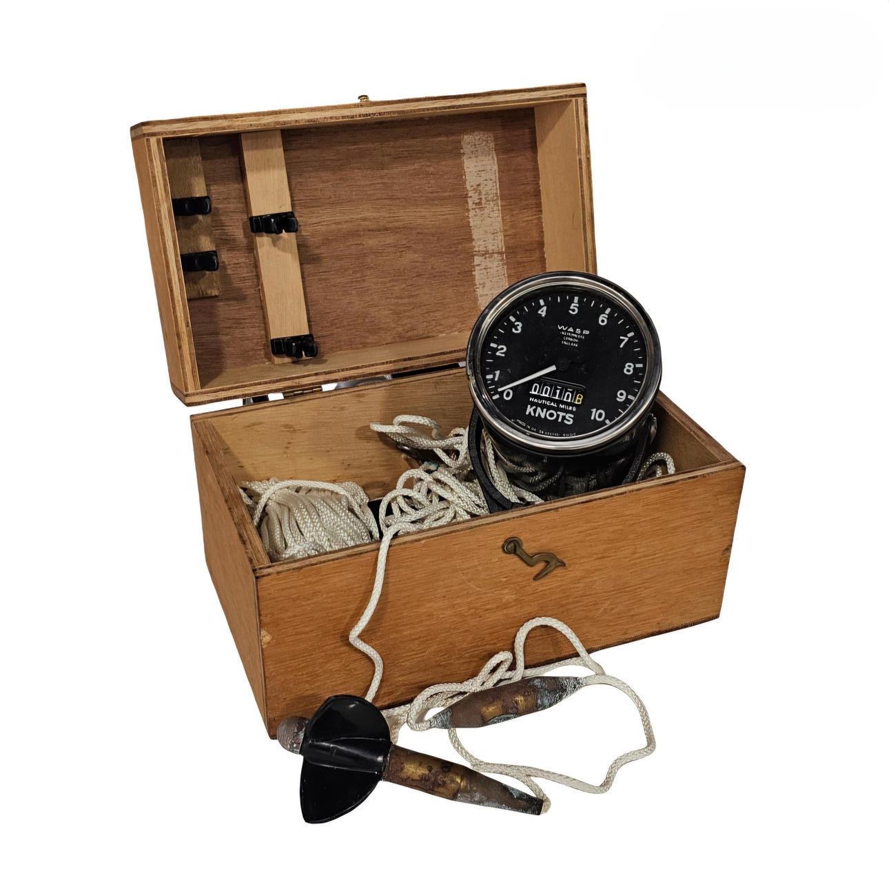 Nautical Mechanical Slider with original box.