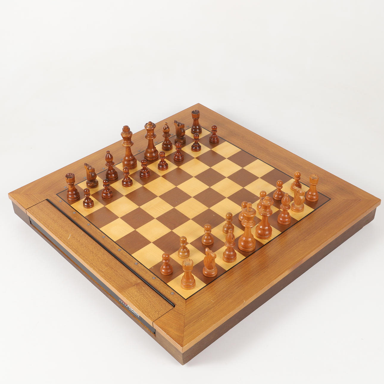 Schachcomputer, „Galileo“, Holz/Elektronik, Kasparov Chess Computer, Schweiz.