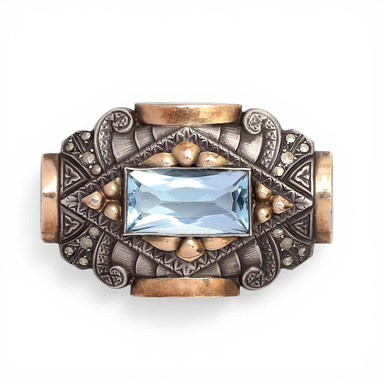 Catalan Art Deco brooch, circa 1930.