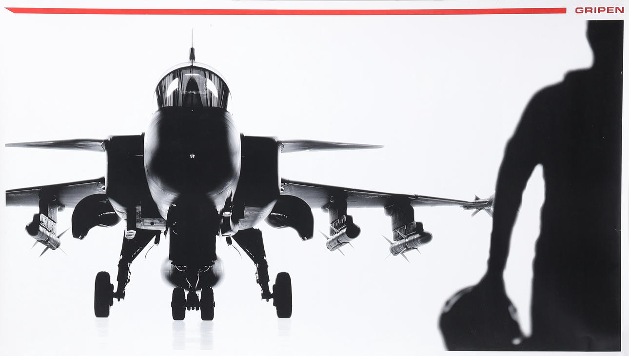 A set of 3 posters, Gripen.