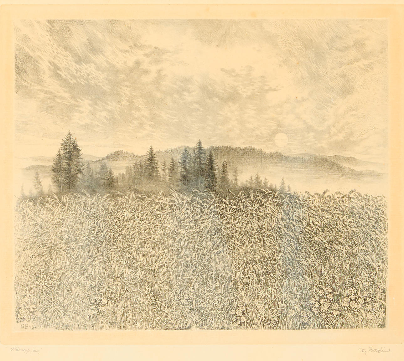 STIG BORGLIND. “Moonrise”.