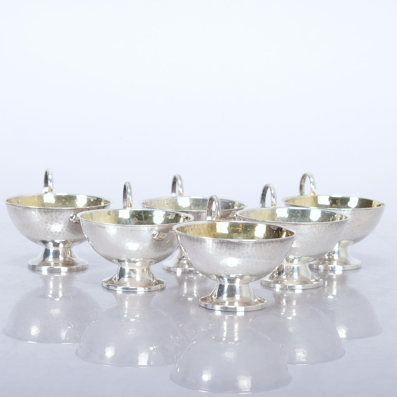 PUNSCHKOPPAR, (6 st), Silver. 188g.