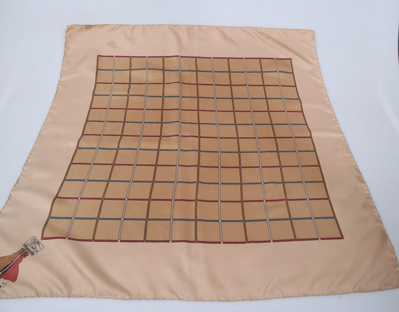 SCARVES. siden, Burberry, 1900-talets andra hälft.