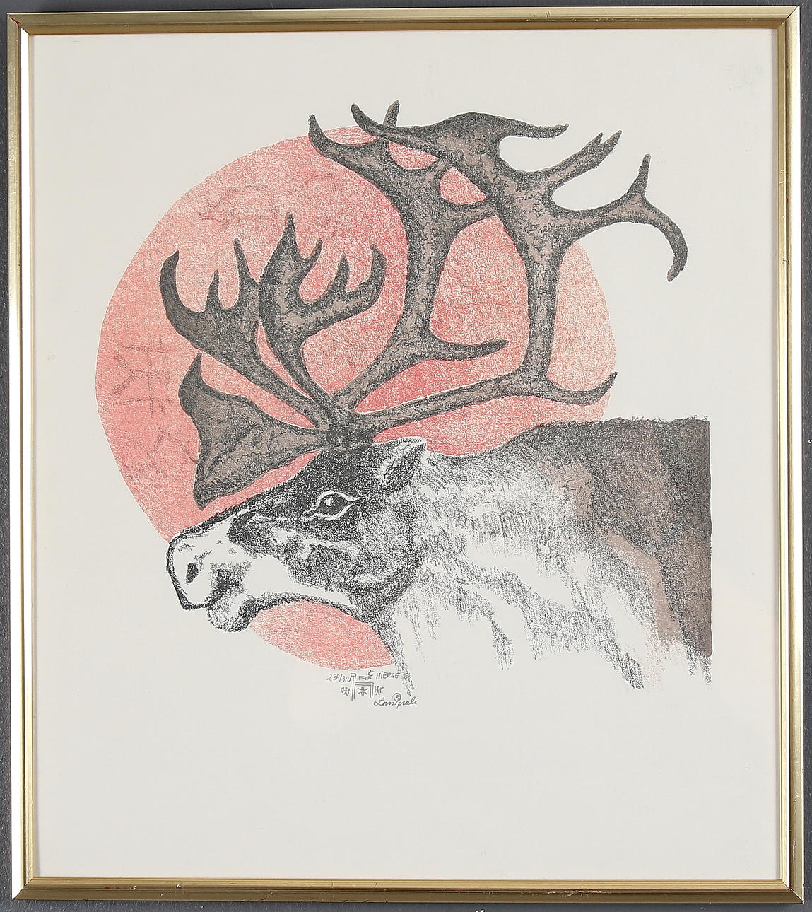 LARS PIRAK. Ren, tryck, galleriinbjudan. 1988.