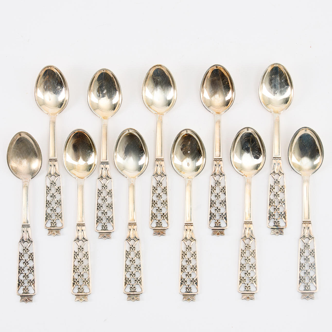 Skedar, 11 st silver Ceson Göteborg 1975.