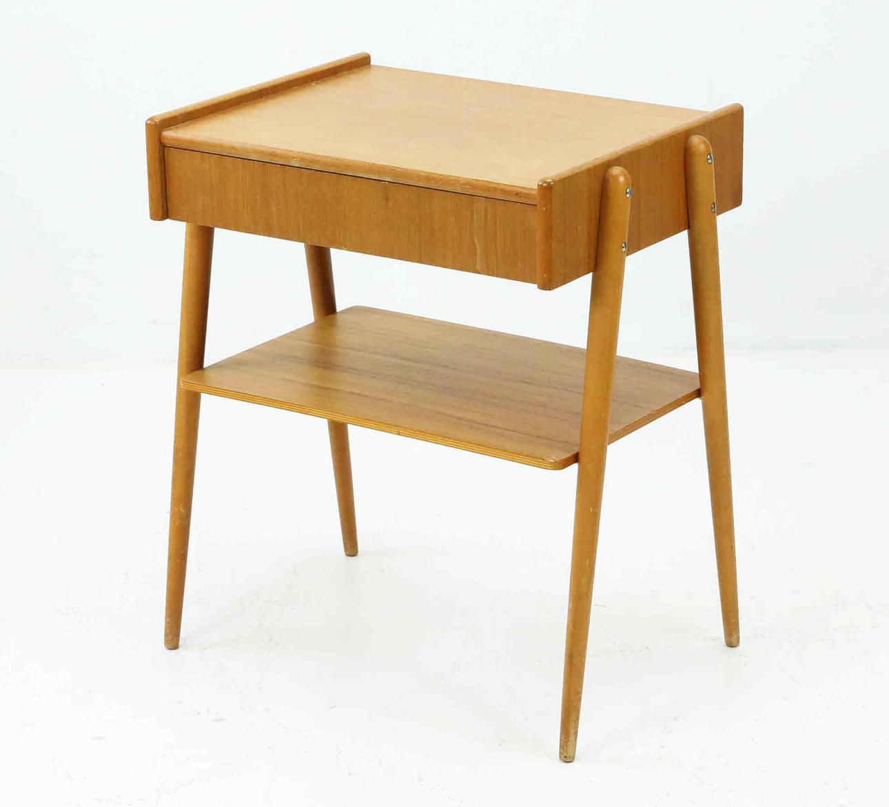 A teak bedside table, Carlström & Co, Möbelfabrik, 1960s.