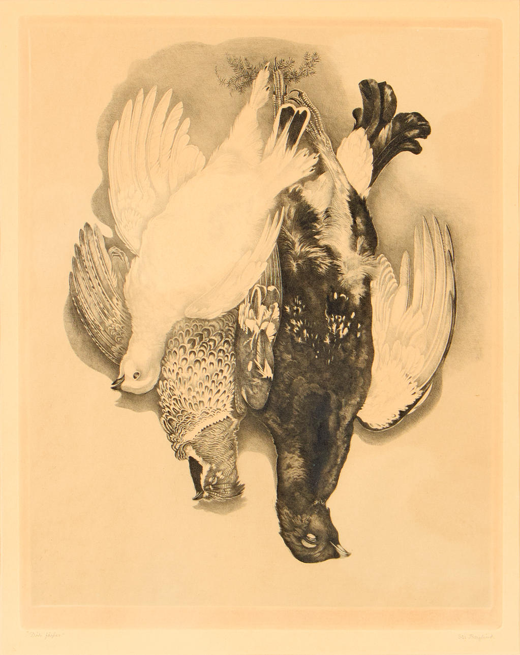 STIG BORGLIND. “Dead Birds”, 1937.