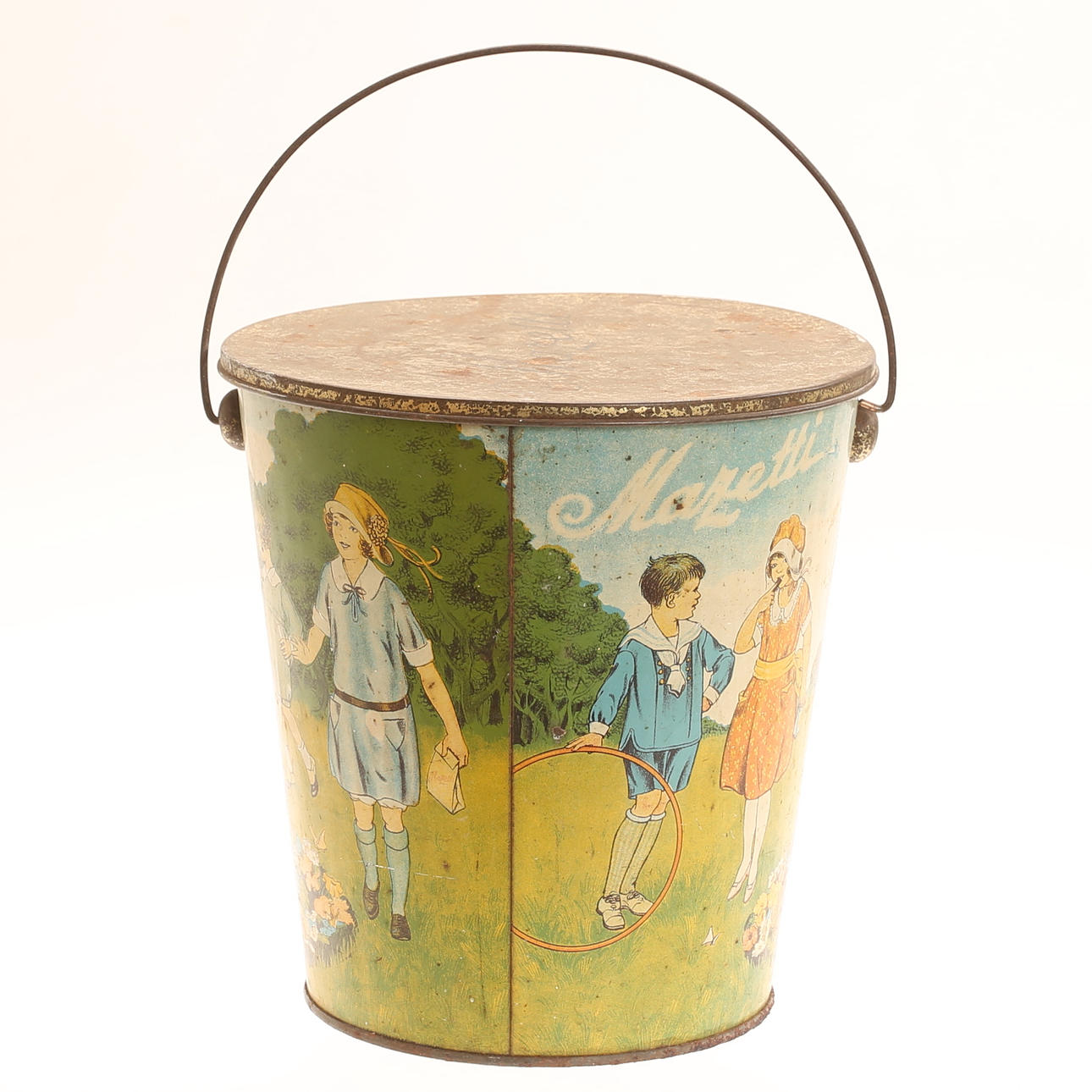 BUCKET, sheet metal, Mazetti.