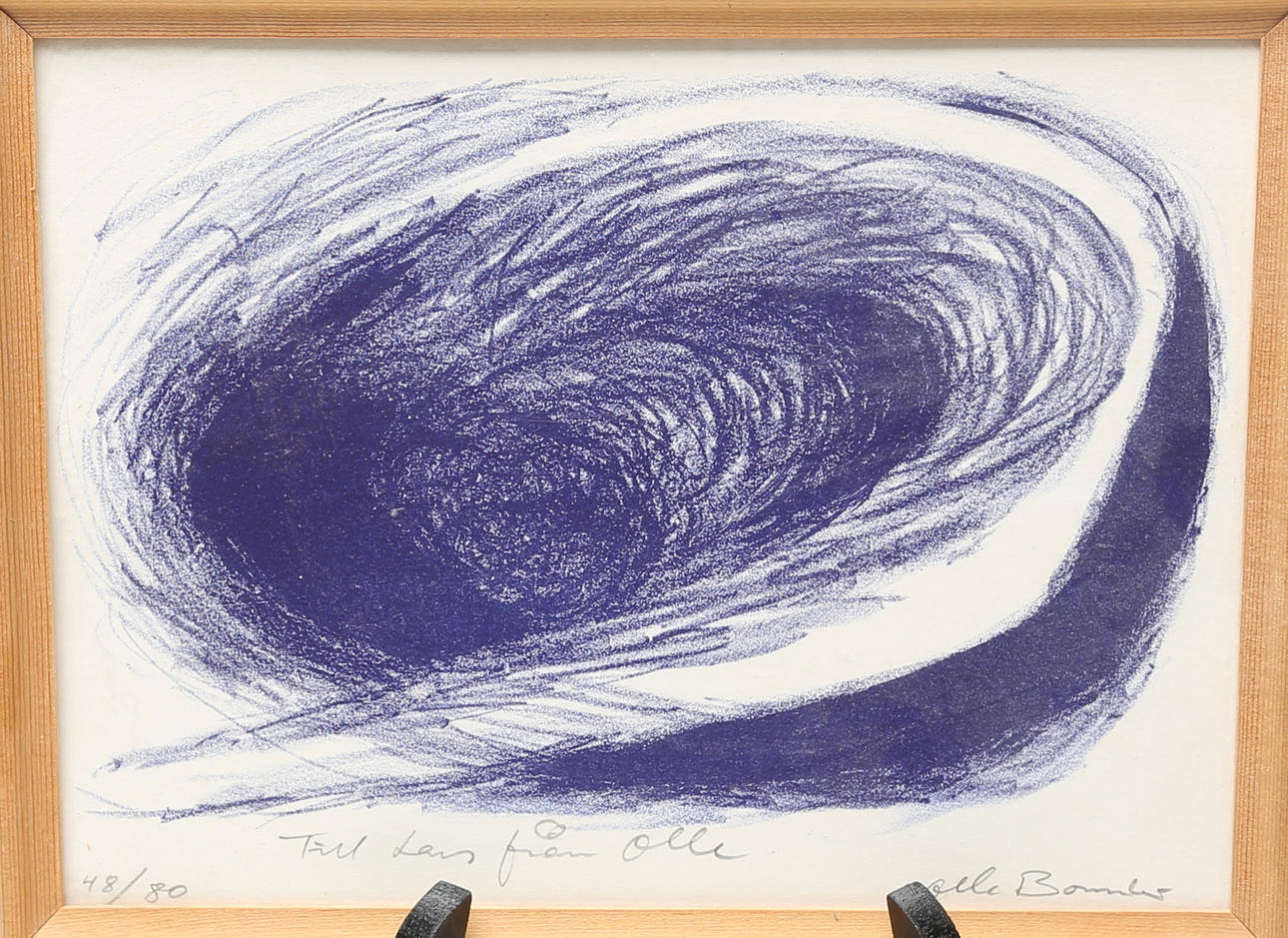 OLLE BONNIER. LITO, signed with dedication.