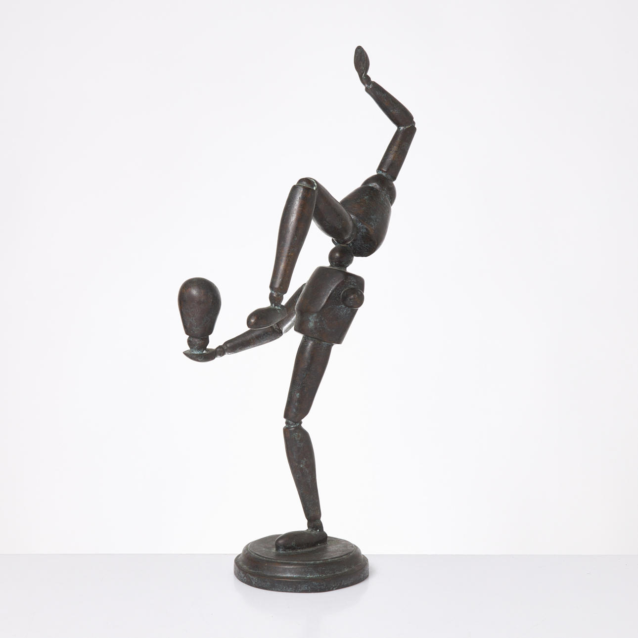 LARS TUNEBO. Sculpture, bronze. signed Lars at the bottom.