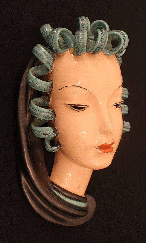 MASK, Goldscheider, Keramik, Österrike omkring 1920.