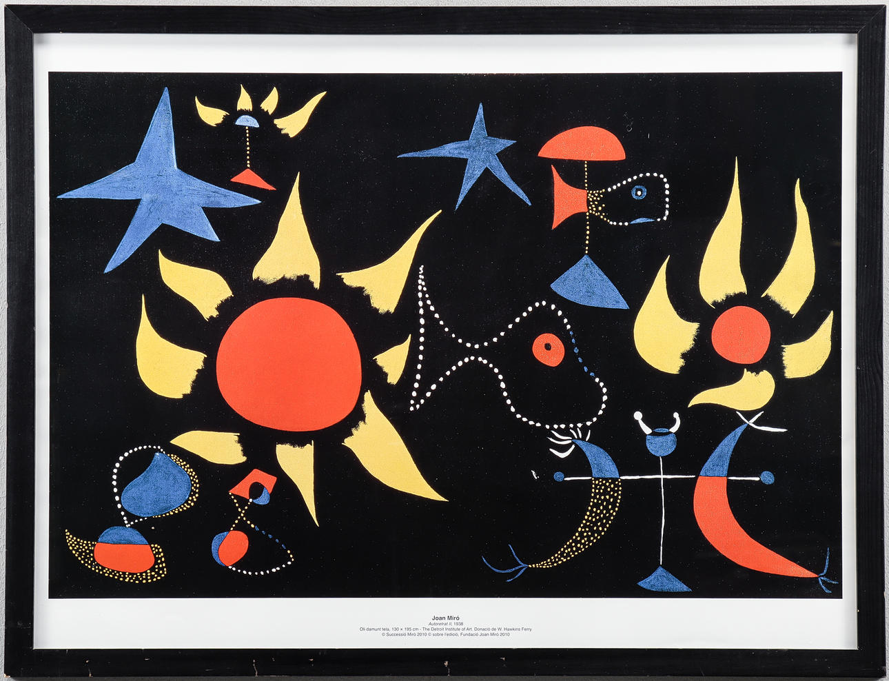 JOAN MIRÓ. After, Poster, “Auto Retrat ll”.