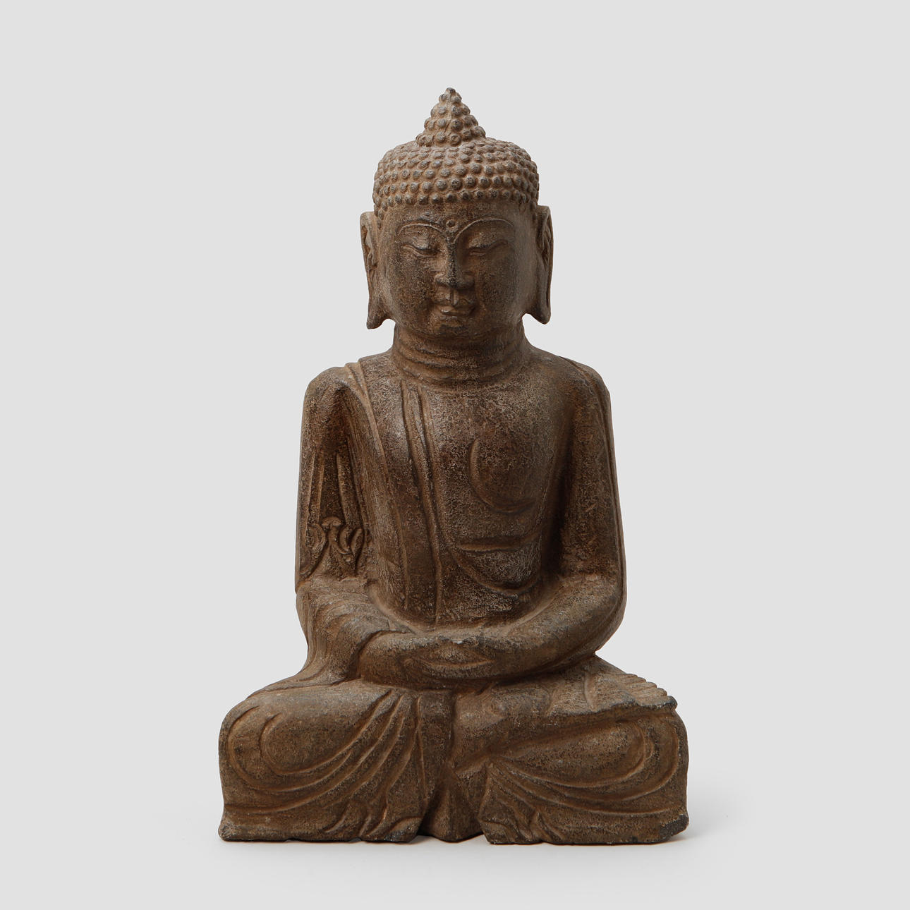 SKULPTUR, buddha, sten, 1900-tal.