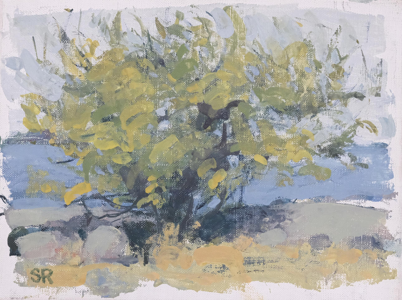 STEN OSCAR RUNDGREN. OLJA PÅ DUK.