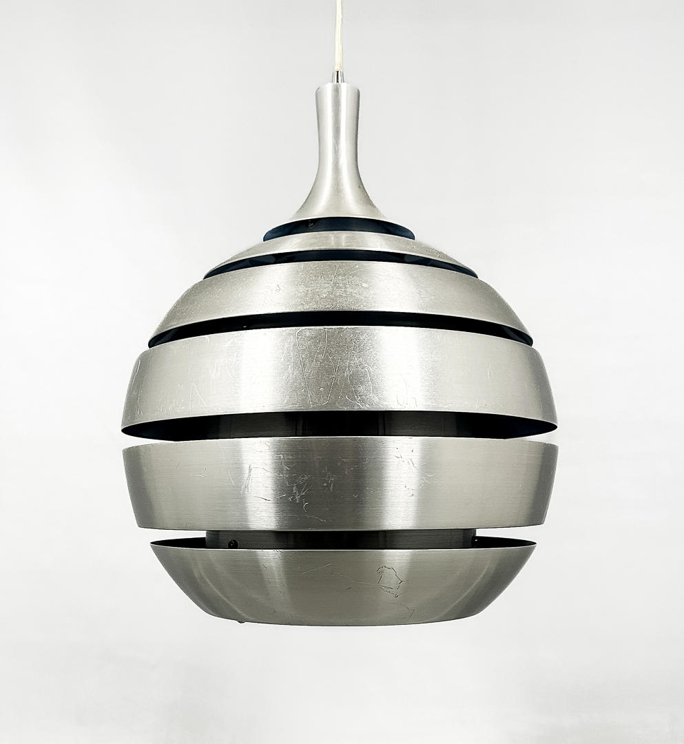 CEILING LAMP, brushed metal, model SP 1009.
