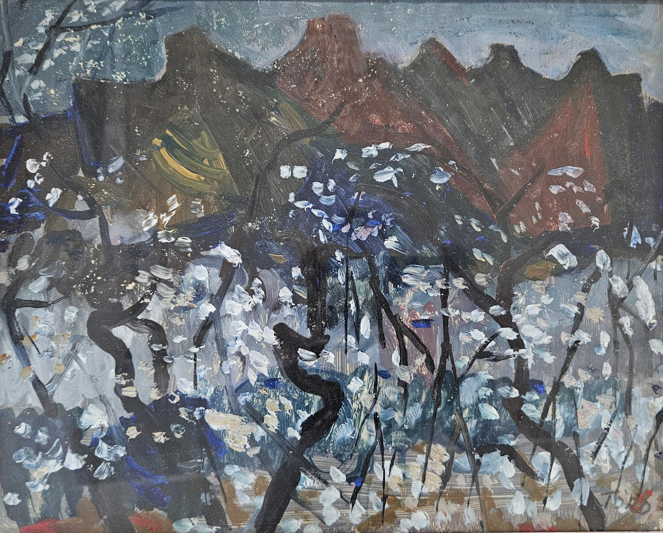 TORD LEANDER ENGSTRÖM. Blandteknik, signerad Tord.