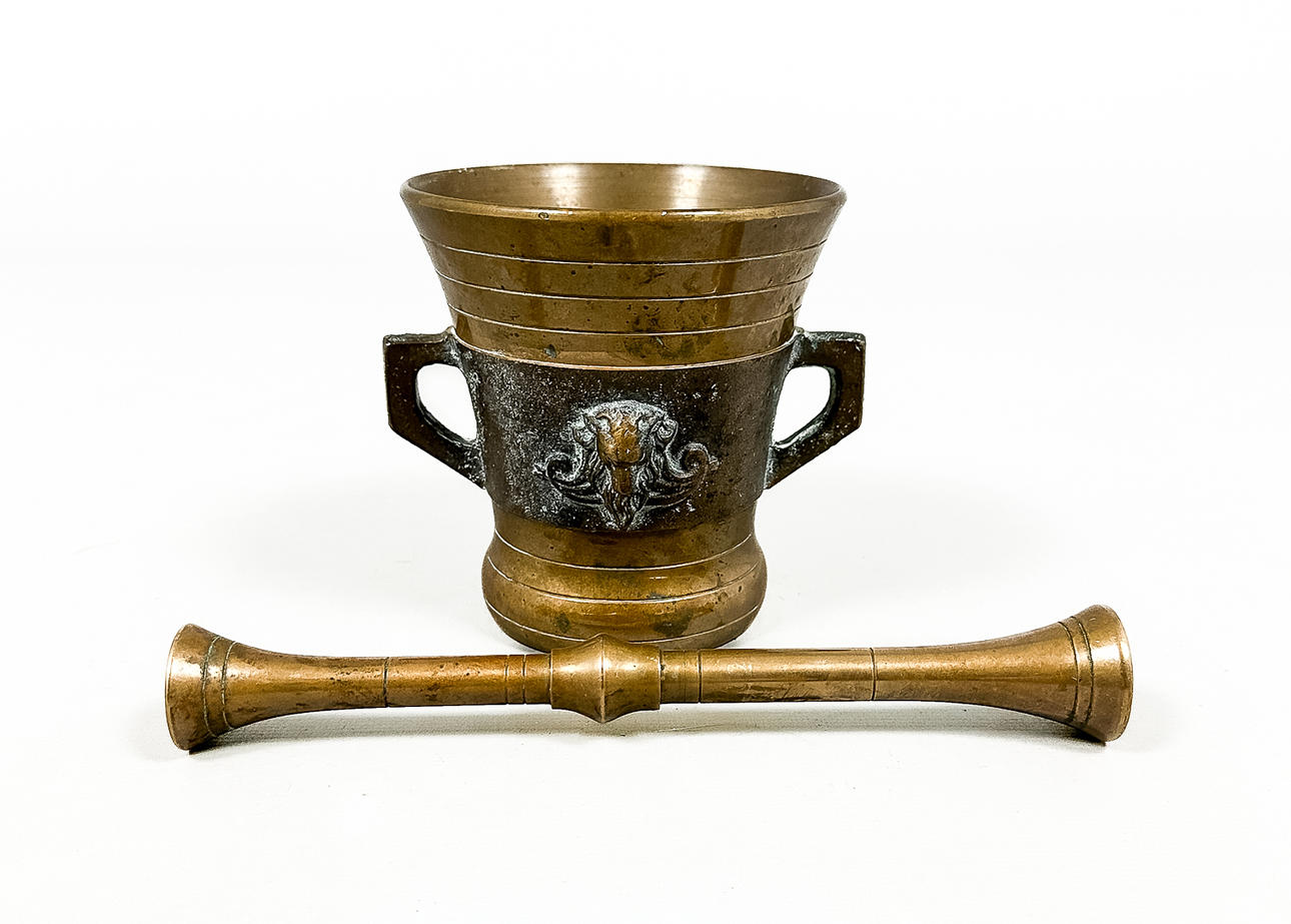 MORTAR & PESTLE, ORE, J.A. Svensson, Jonkoping.