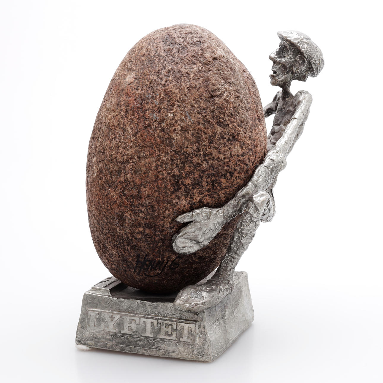 HENRY GUSTAFSSON. Sculpture, “Lyfte”, large version, Anniversary issue no. 24, signed.