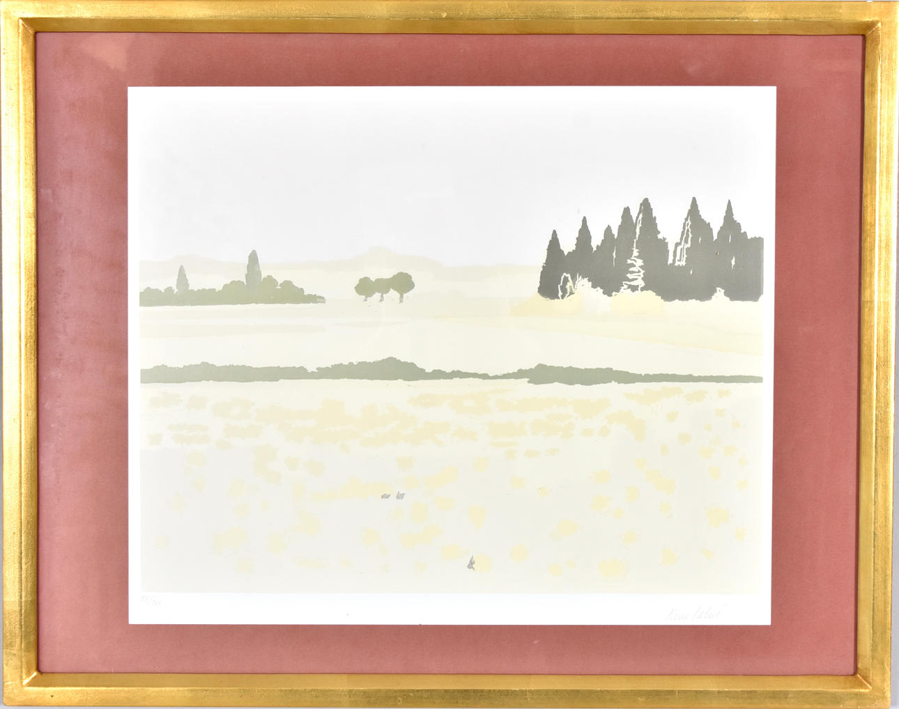 PIERRE PALUÉ. Color lithography.