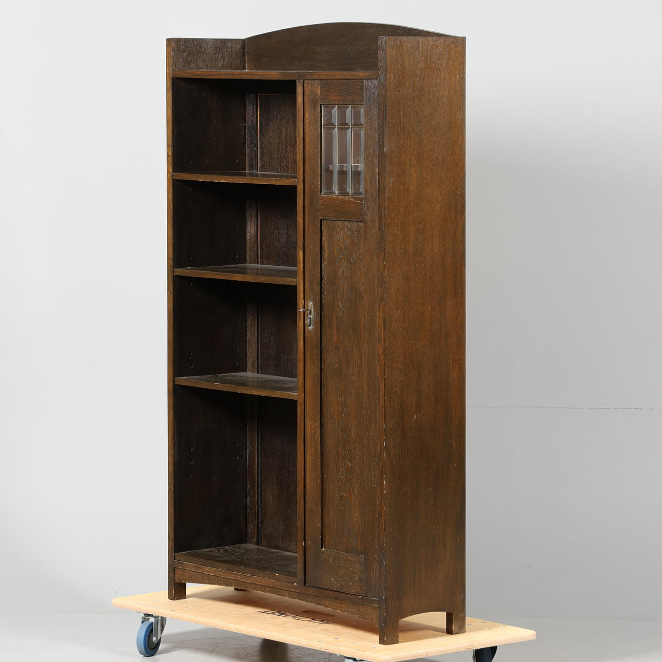 BOKHYLLA med skåp, jugend.