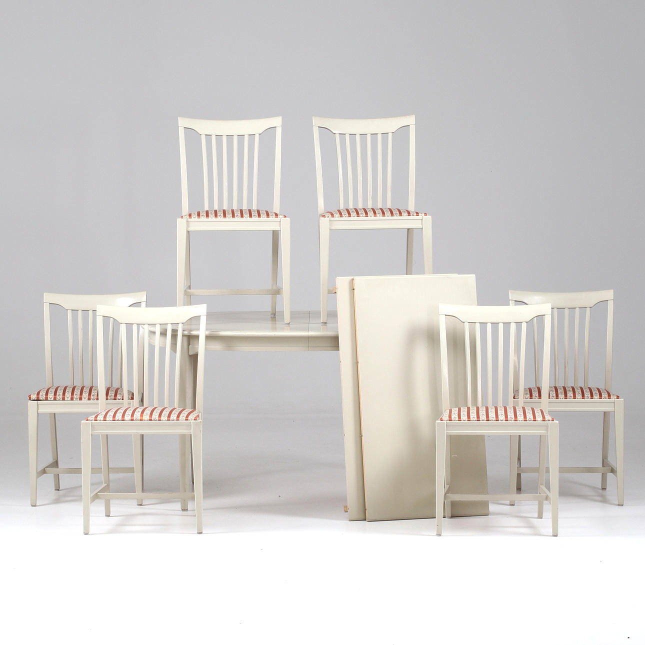 A 9-piece dining group, possibly Svante Skogh. 1960s.