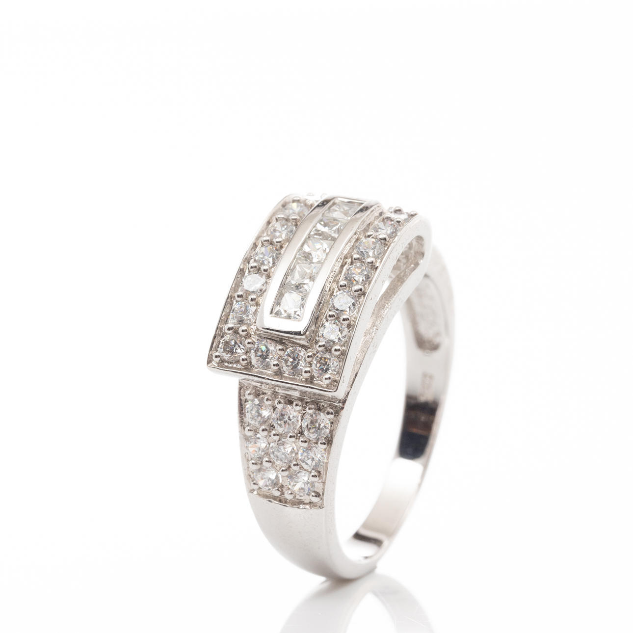 RING, Sterling Silver, Cubic zirconia.