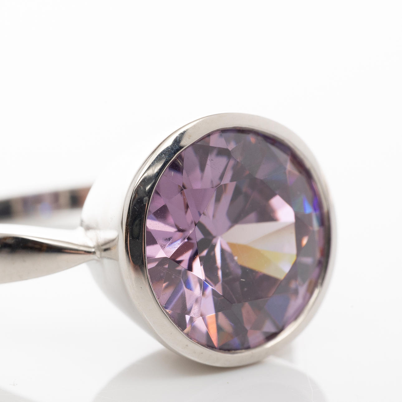 RING, Sterling Silver, Cubic zirconia.