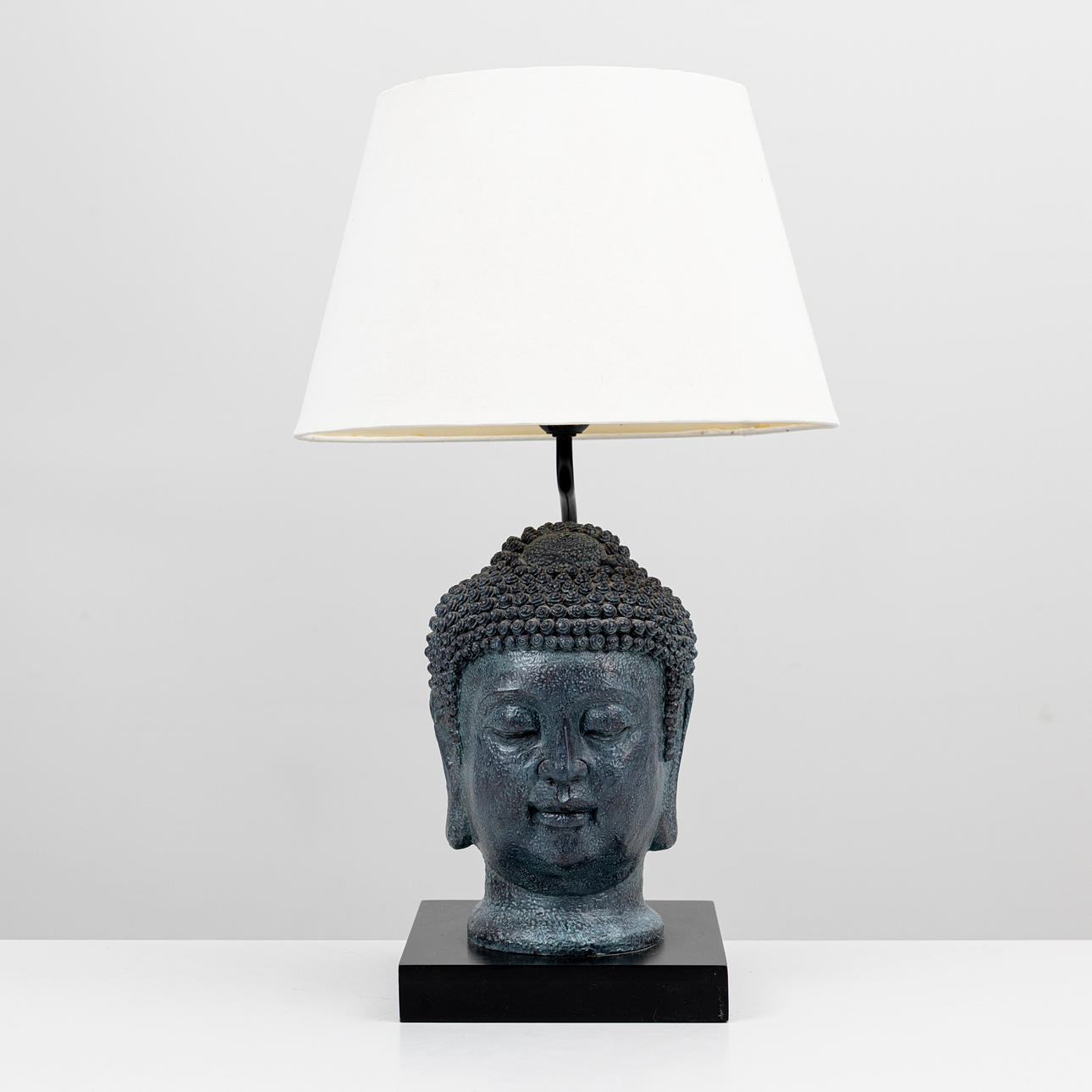 BORDSLAMPA, buddhahuvud, 1900/2000-tal.