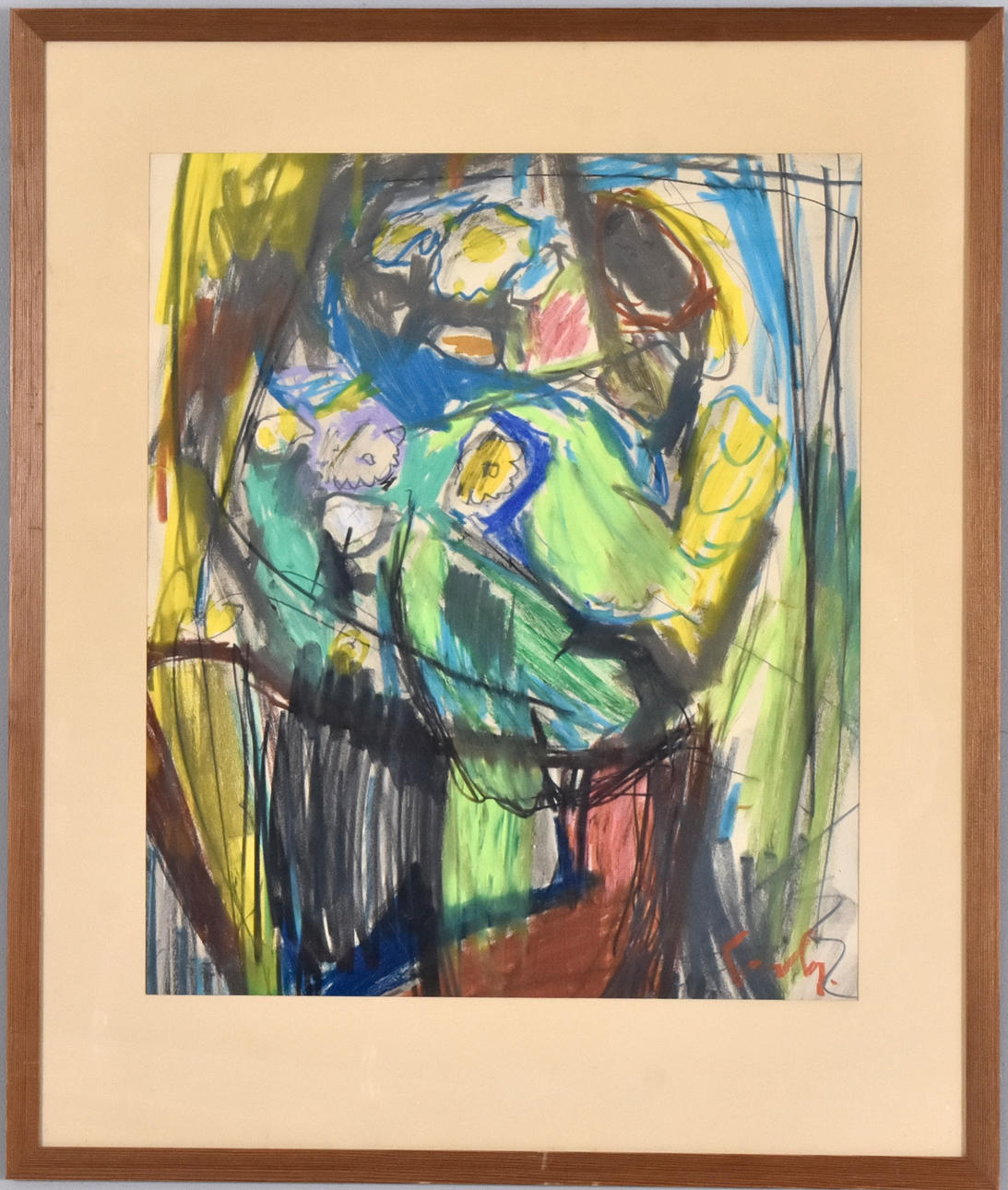 GERHARD LUNDBERG. Pastel.