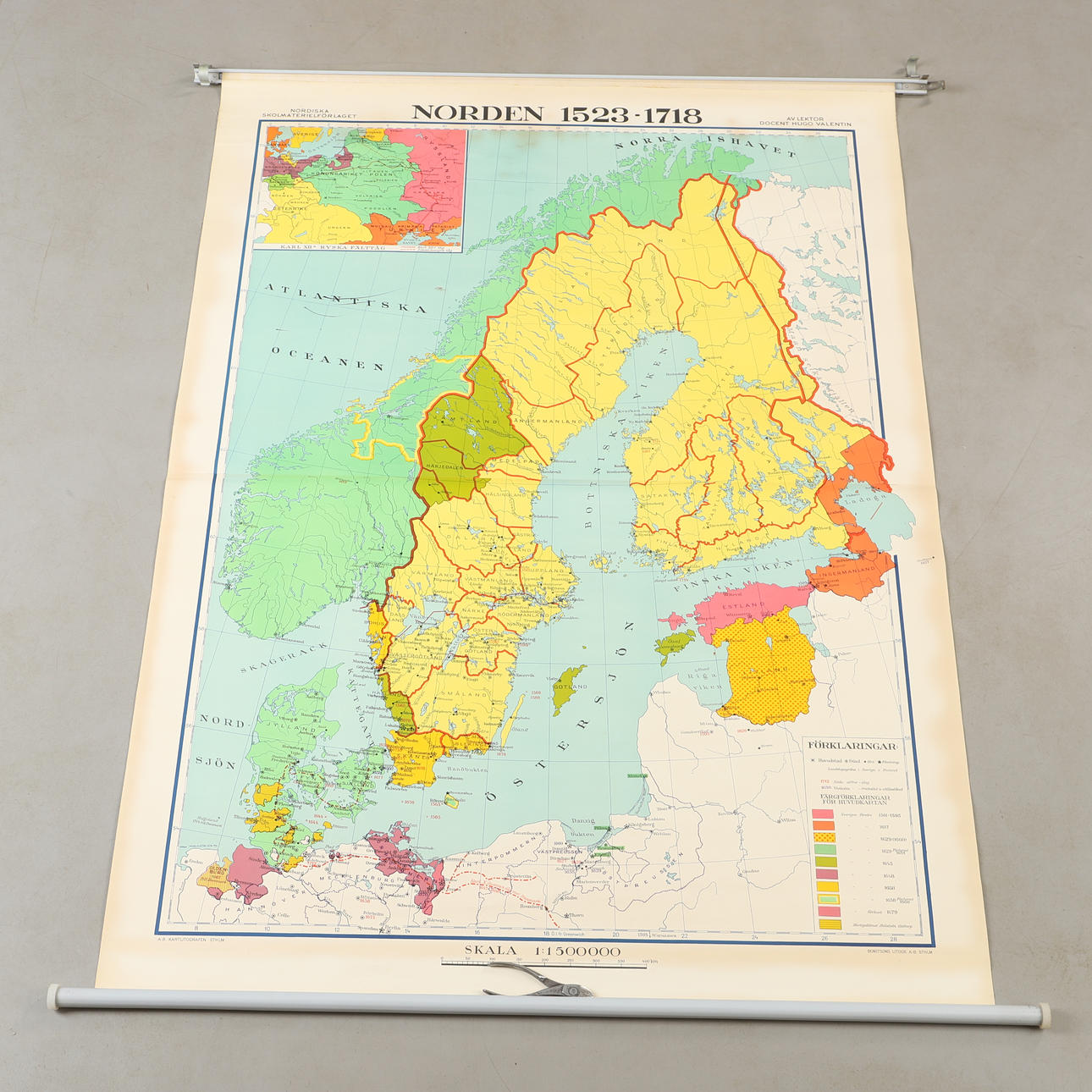 A Swedish school plan, 20th century.