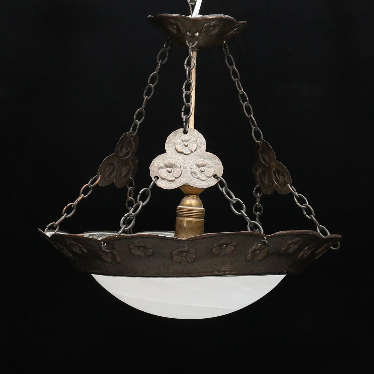 TAKLAMPA, jugend, glas, 1900-talets andra hälft.