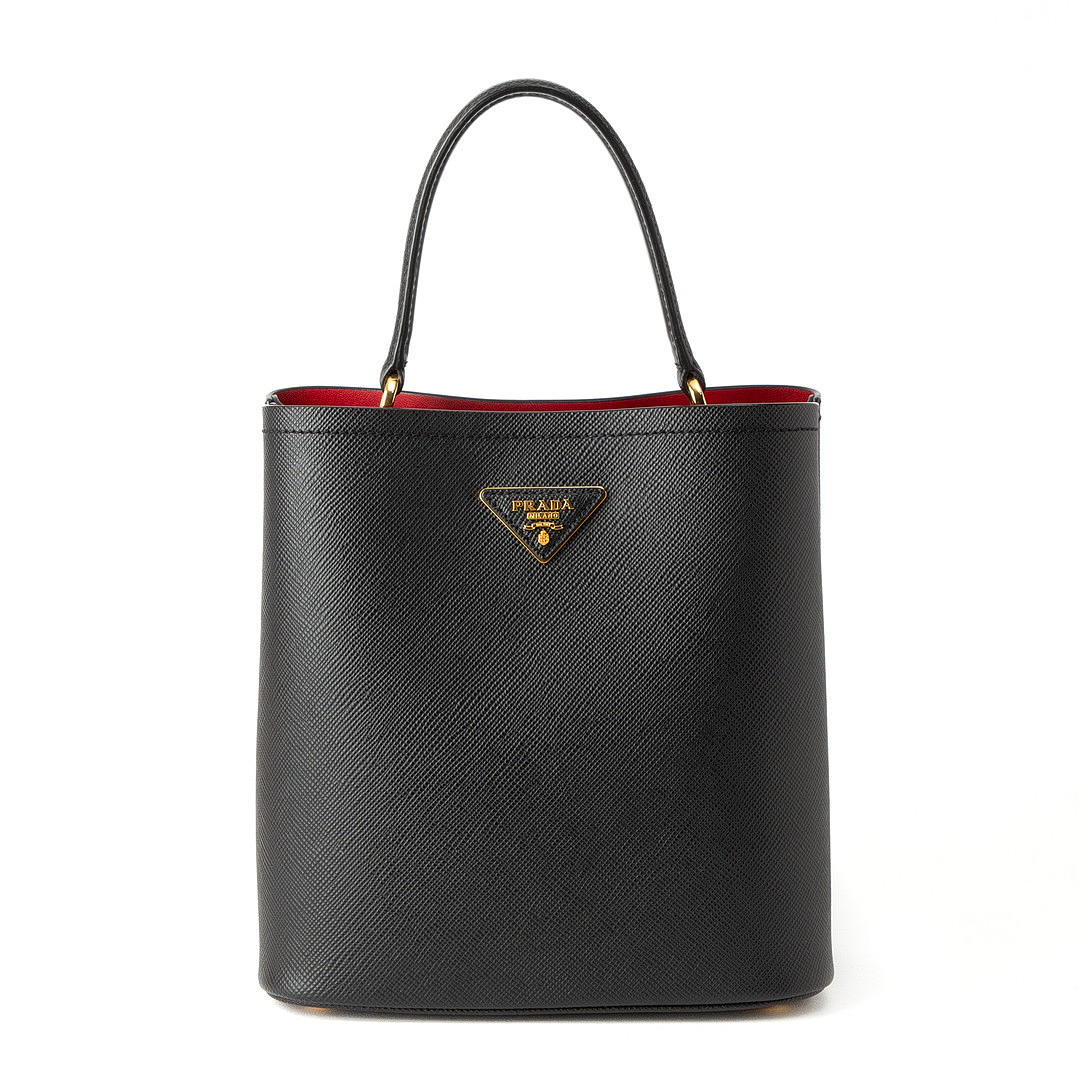 PRADA. Bag, “Panier Medium”, leather.