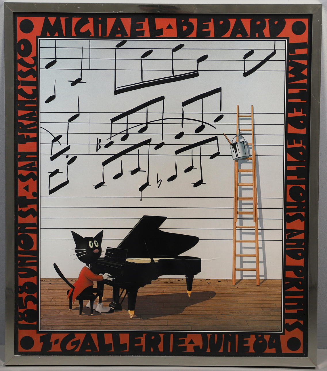 MICHAEL BEDARD. A GALLERY POSTER.