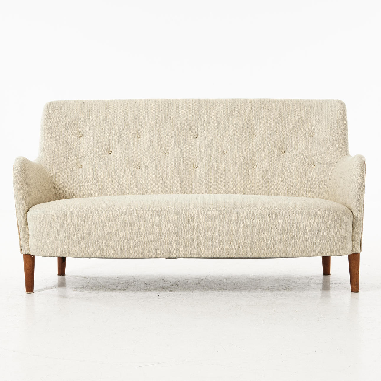 Soffa, "Konsert", ljus textilklädsel.