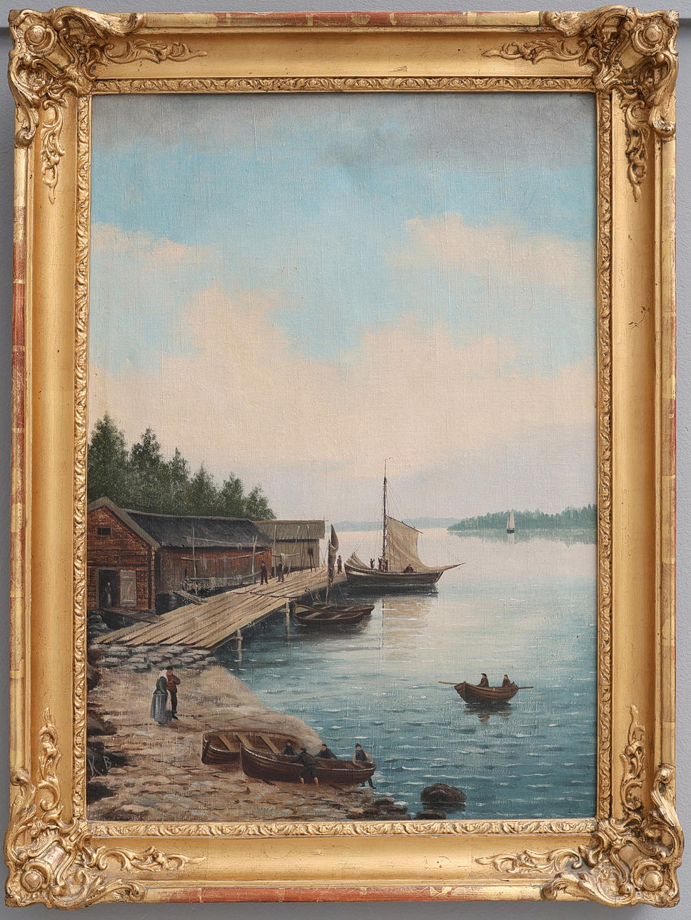 OIDENTIFIERAD KONSTNÄR. PORT IMAGE.