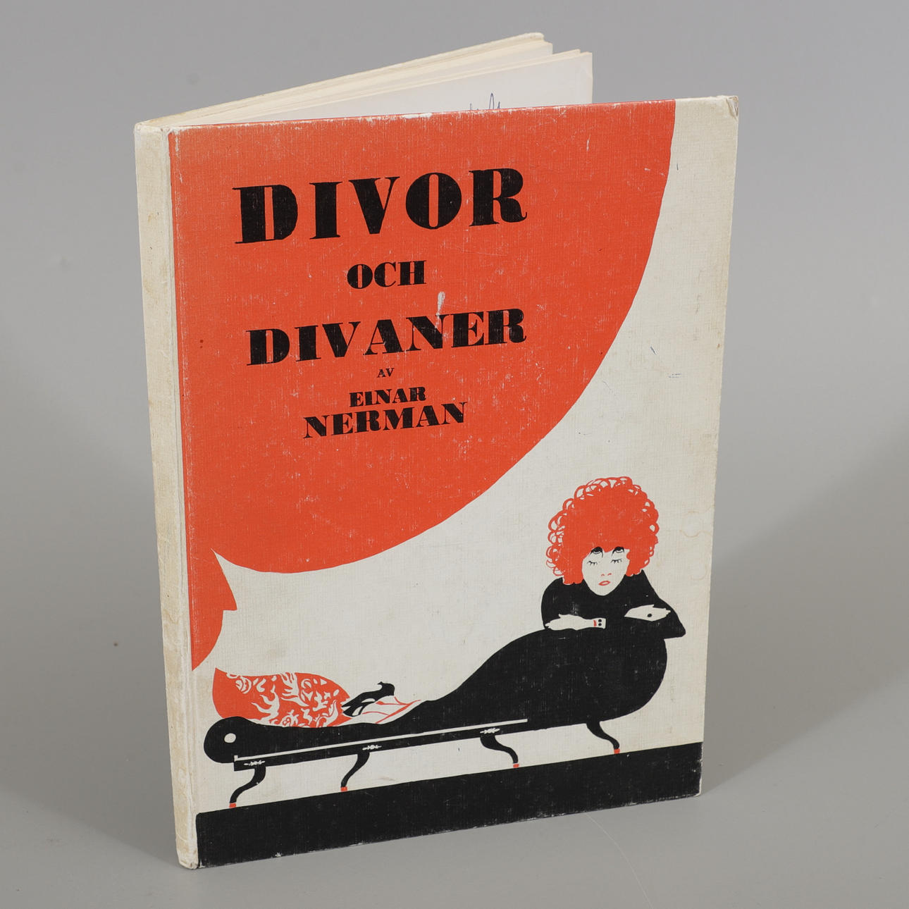 EINAR NERMAN, signed book, “Divor and Divaner”, 1970s.