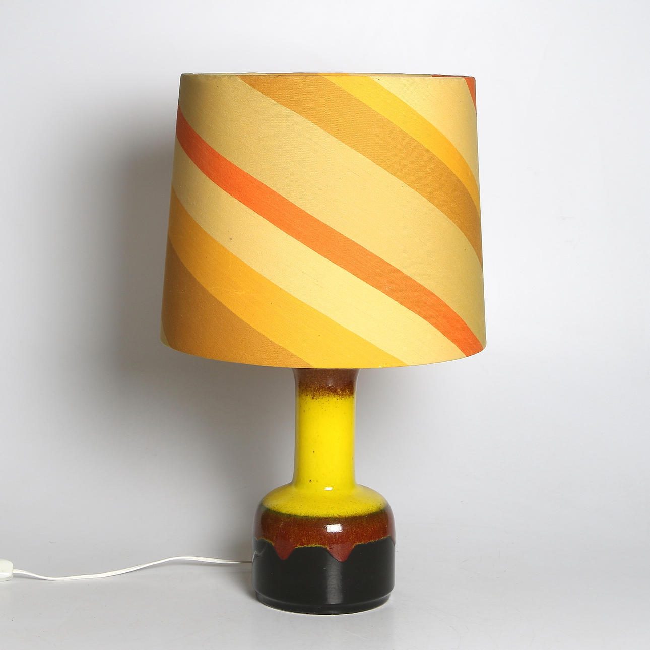 BORDSLAMPA, keramik, Jasba, Tyskland. 1970-tal.