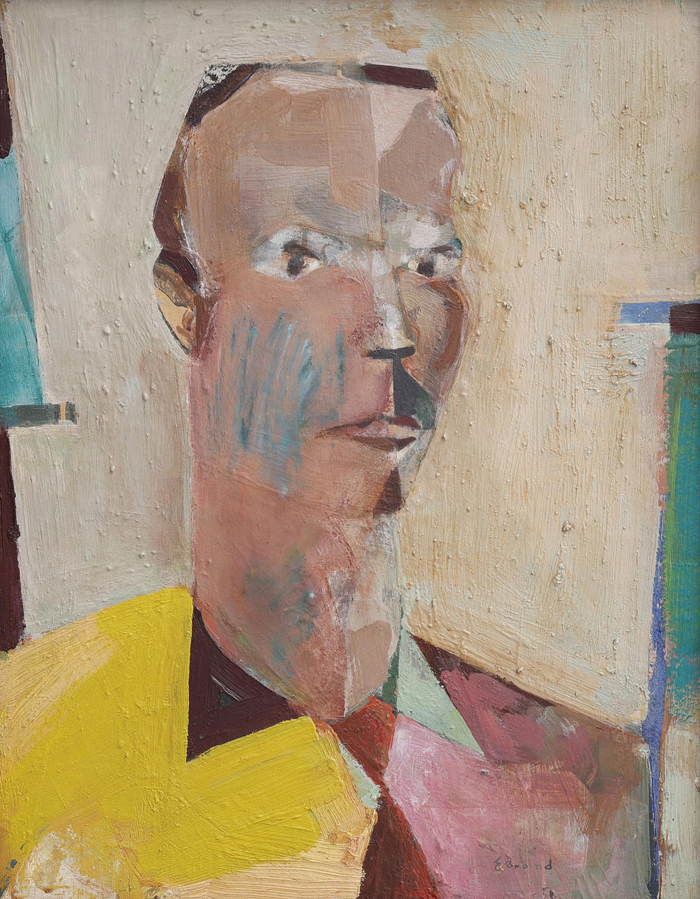 ERLAND BRAND. SELF-PORTRAIT.