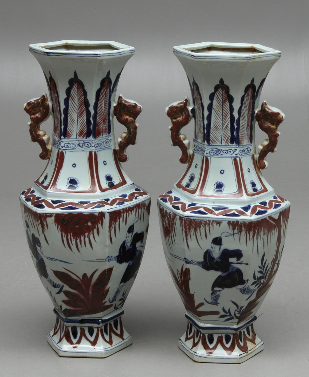 GOLVVASER, 1 par, porslin, Kina.