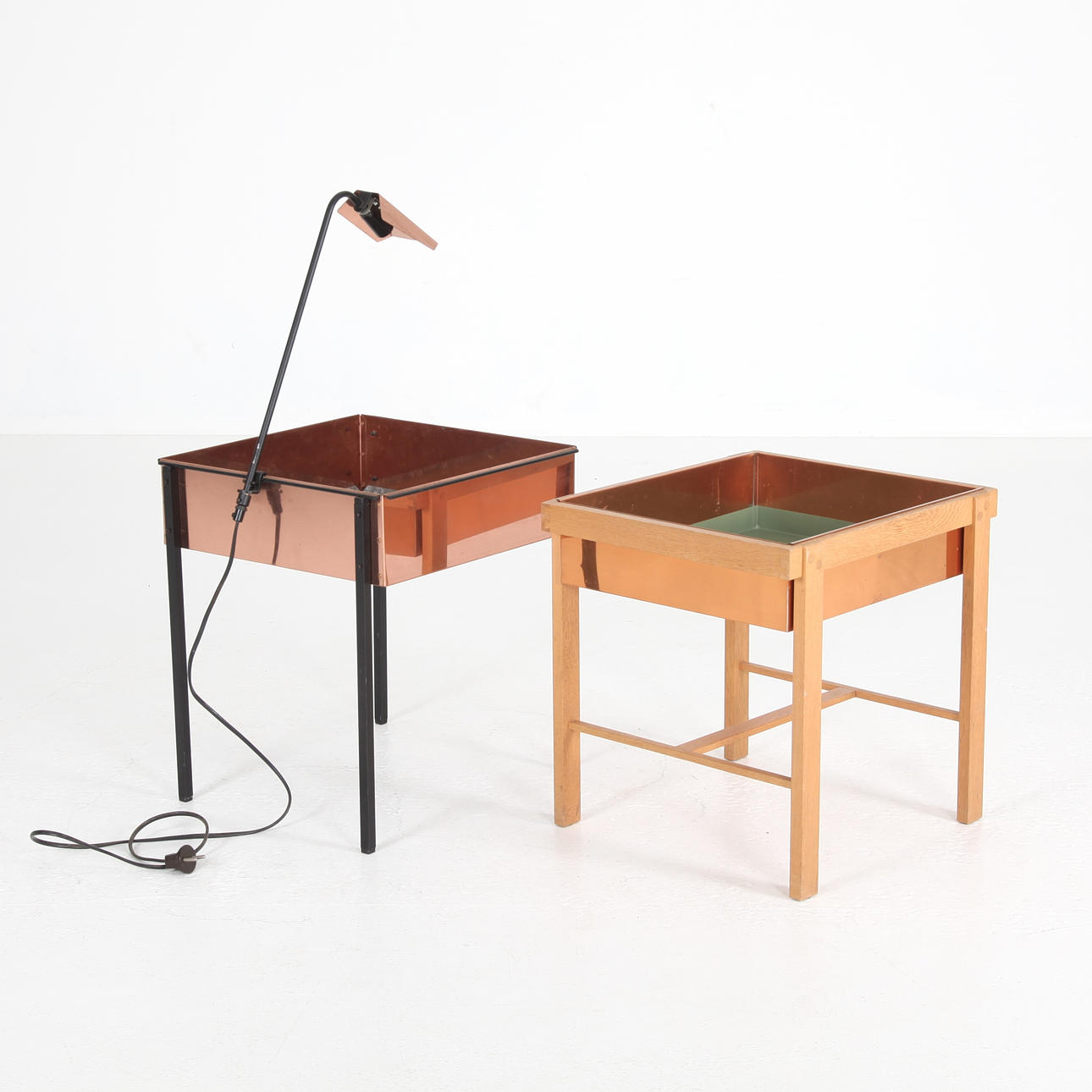 2 flower tables, Sweden 1960's.