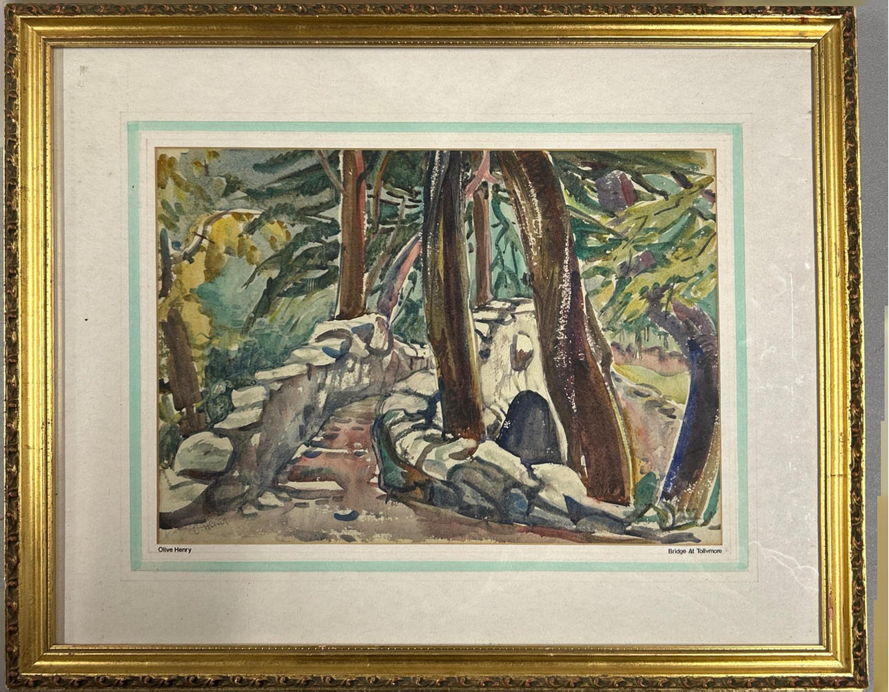 OLIVE HENRY WATERCOLOUR.