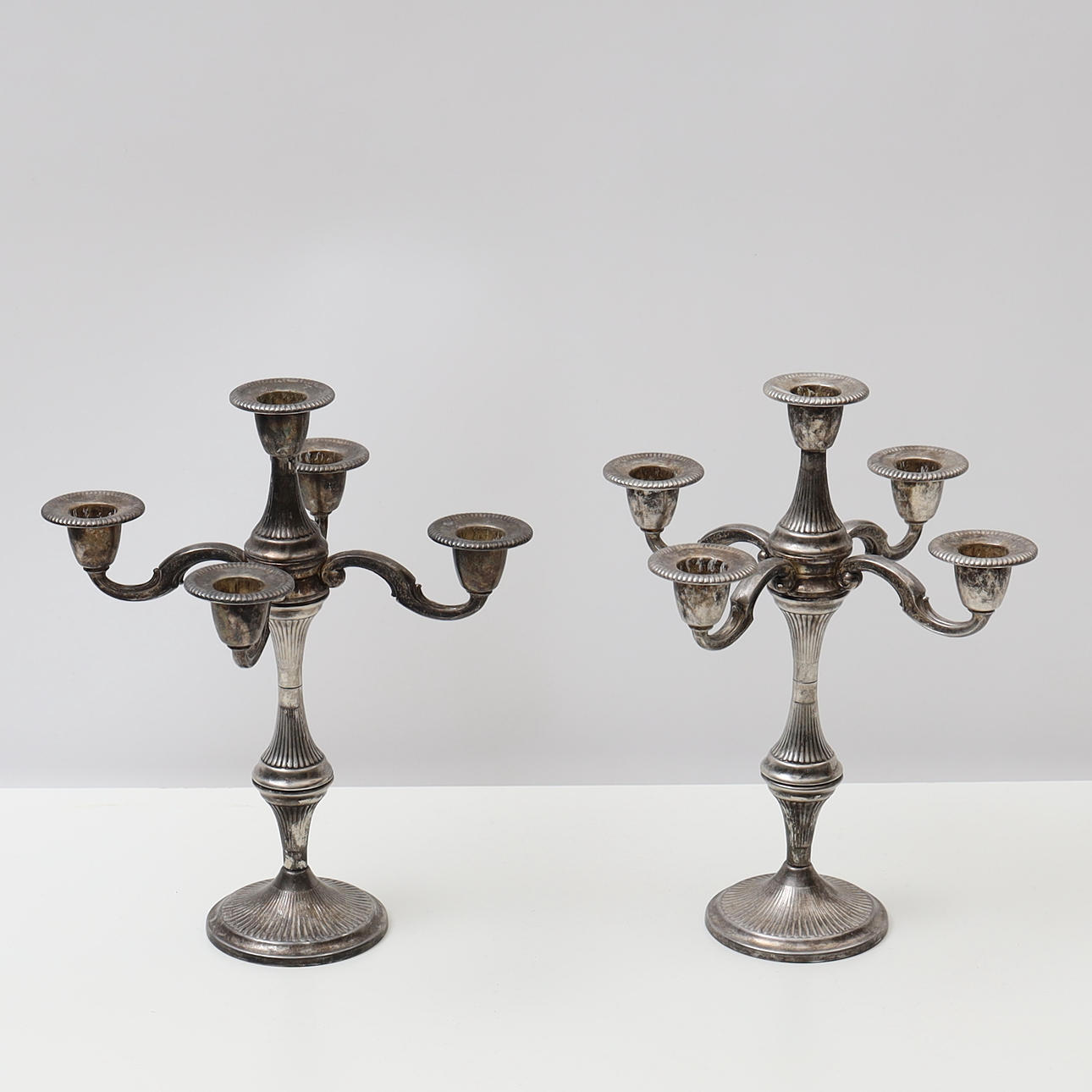 CANDELABRA A COUPLE, ENGLAND.