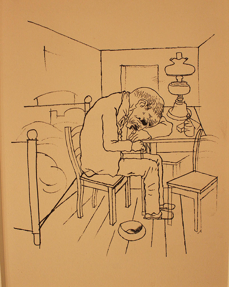 GEORGE GROSZ. GRAFIK, papper.