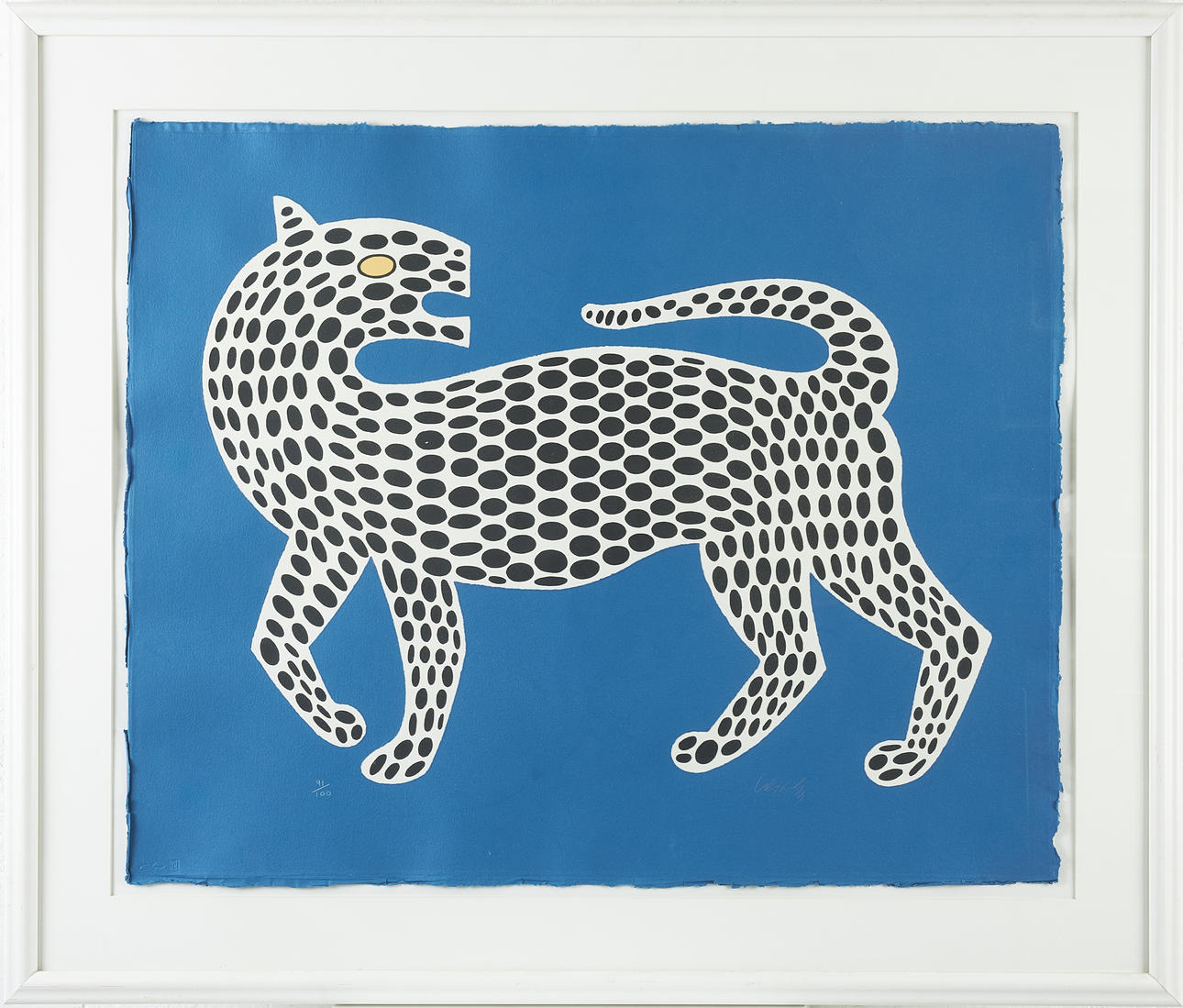 VICTOR VASARELY. “Leopard”.