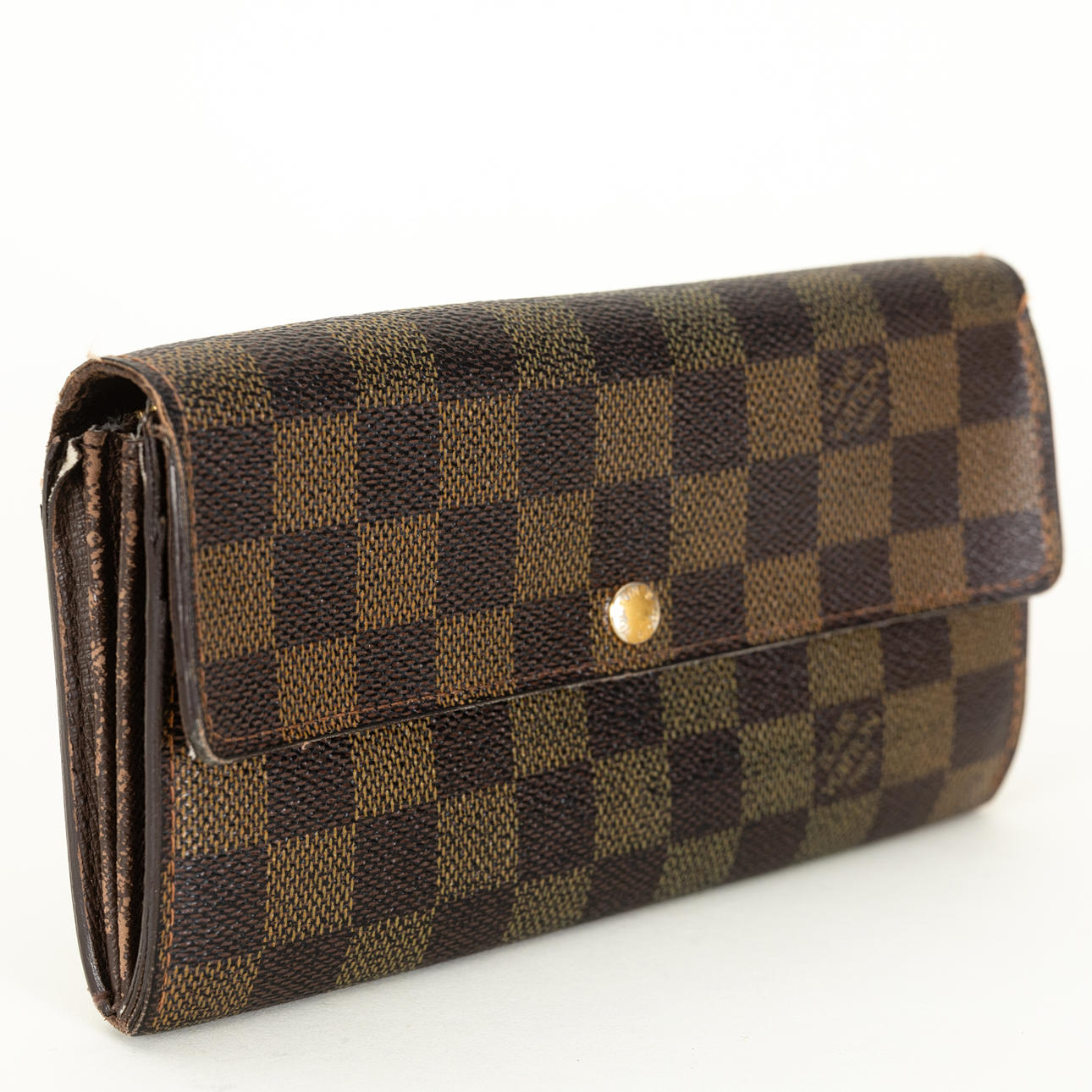 Louis Vuitton Damier Ebene wallet.