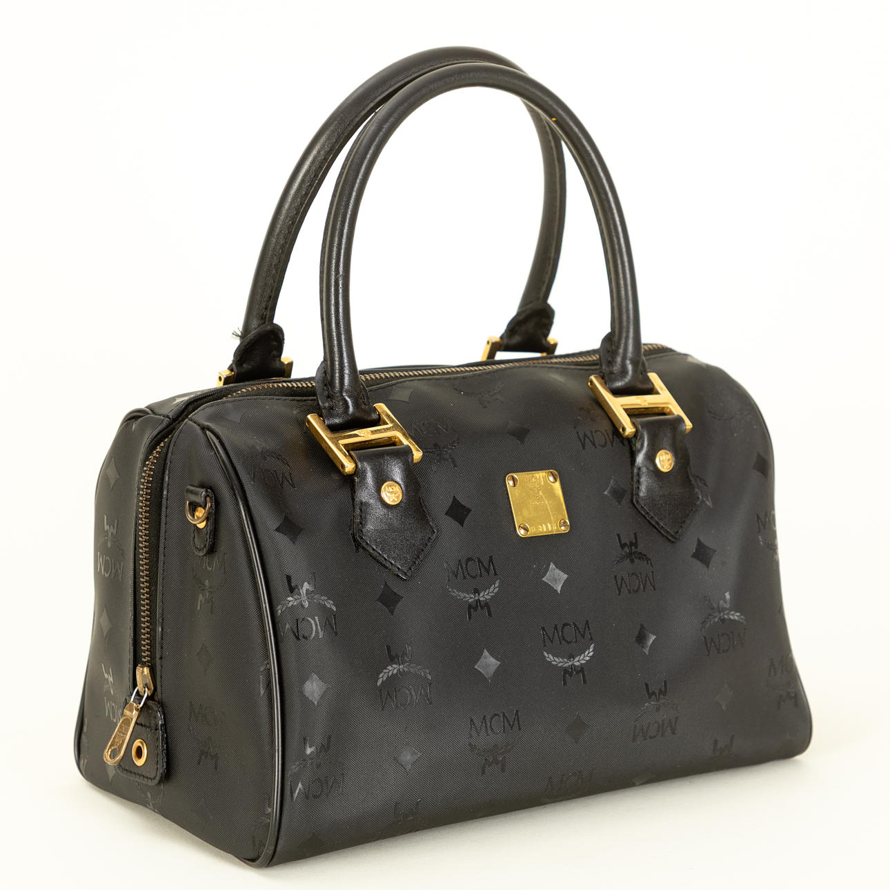 MCM. “Boston” Handbag.